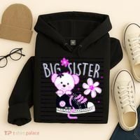 Big Sister Teddy Bear Hoodie thumb 4
