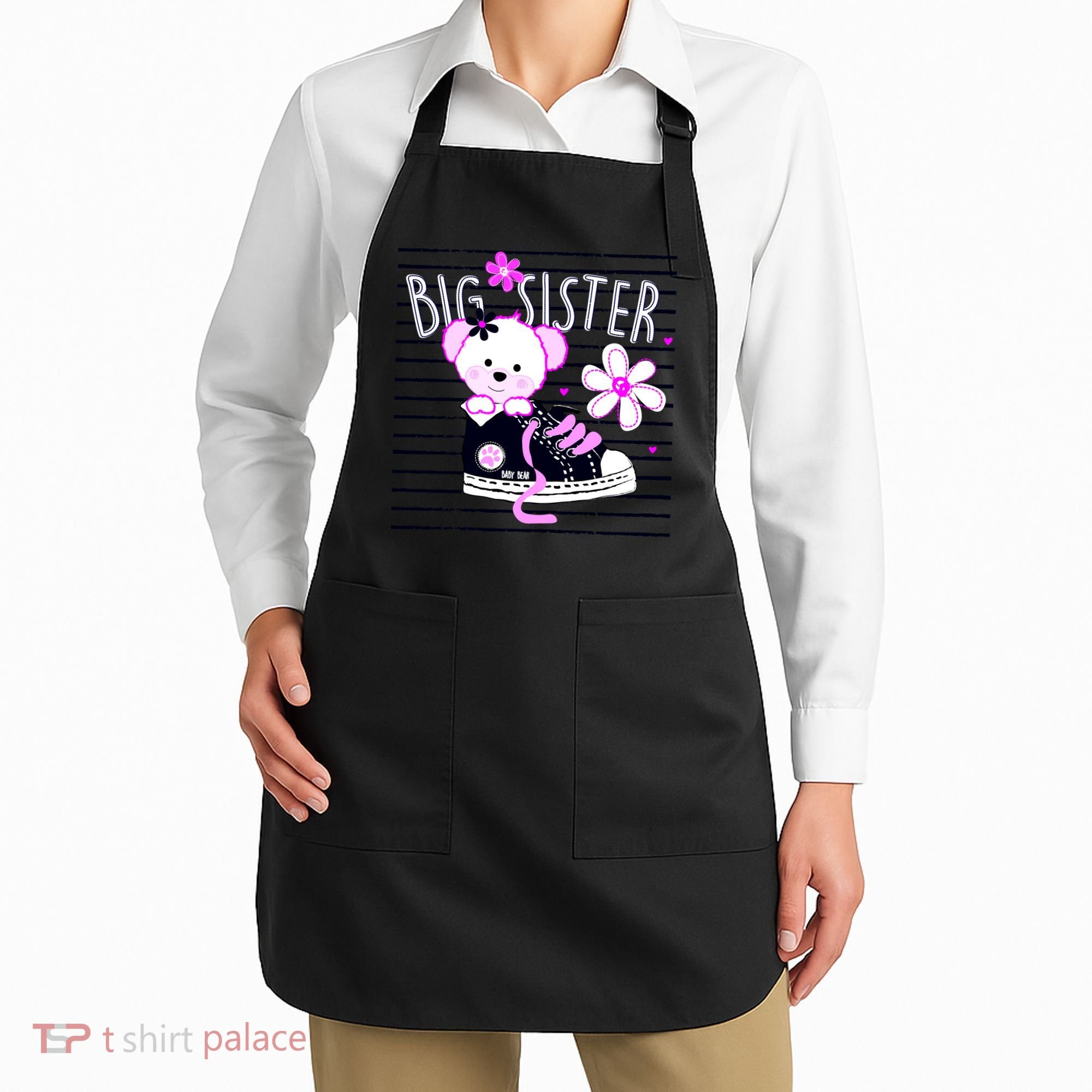 Big Sister Teddy Bear Apron