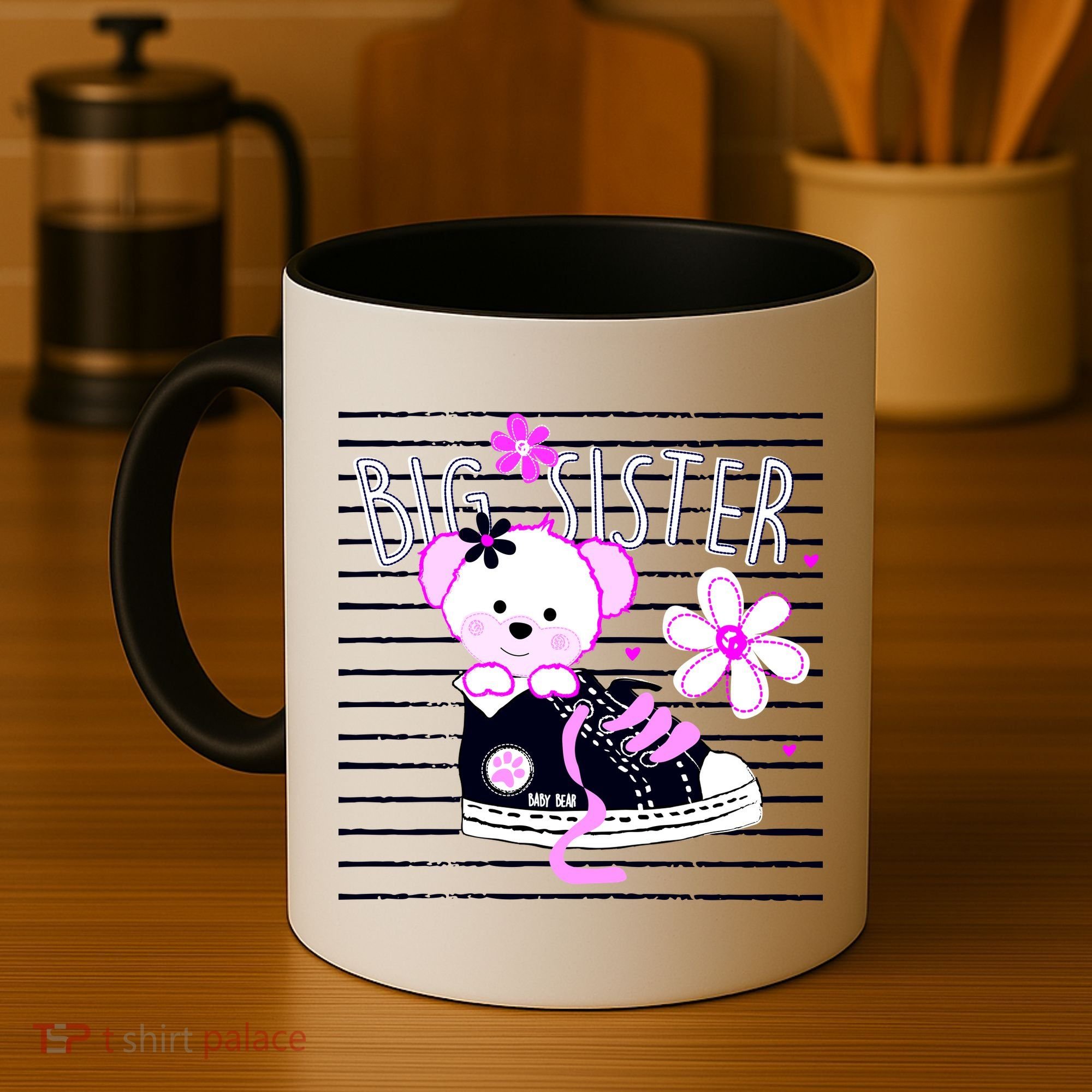 Big Sister Teddy Bear Coffee Mug