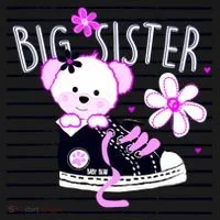 Big Sister Teddy Bear Women's Hoodie thumb 2