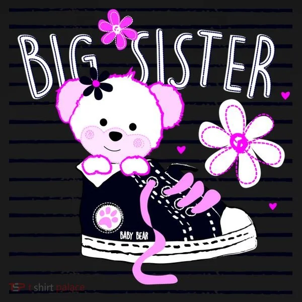 Big Sister Teddy Bear Women's Hoodie