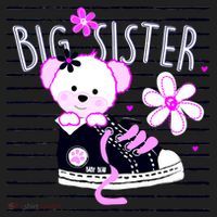 Big Sister Teddy Bear Hat thumb 2