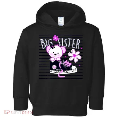Big Sister Teddy Bear Toddler Hoodie