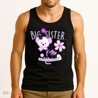 Big Sister Teddy Bear Tank Top thumb 3