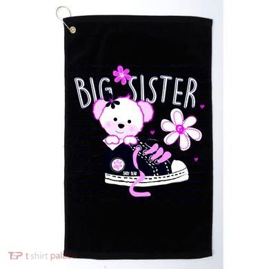 Big Sister Teddy Bear Golf Towel