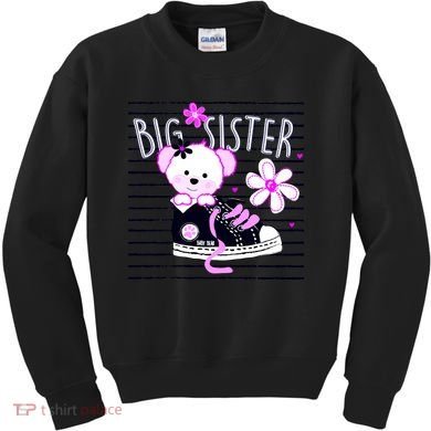 Big Sister Teddy Bear Kids Sweatshirt