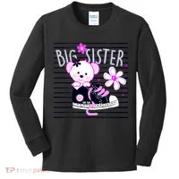 Big Sister Teddy Bear Kids Long Sleeve Shirt thumb 0