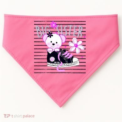 Big Sister Teddy Bear USA-Made Doggie Bandana