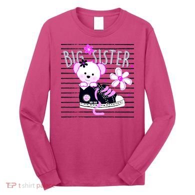 Big Sister Teddy Bear Long Sleeve Shirt