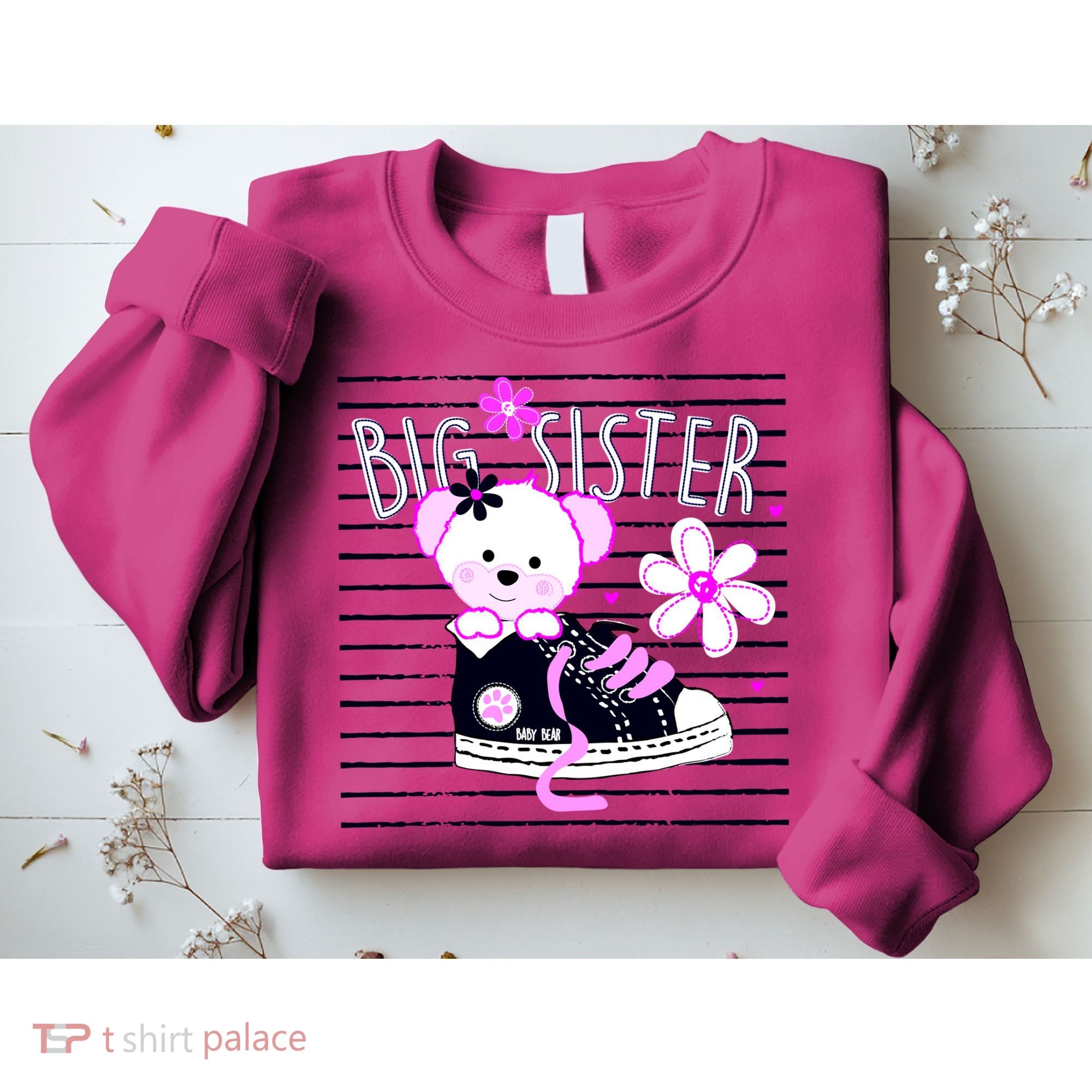 Big Sister Teddy Bear Sweatshirt