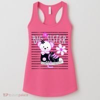 Big Sister Teddy Bear Women's Tank Top thumb 0