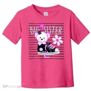 Big Sister Teddy Bear Toddler T-Shirt