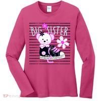 Big Sister Teddy Bear Women's Long Sleeve Shirt thumb 0