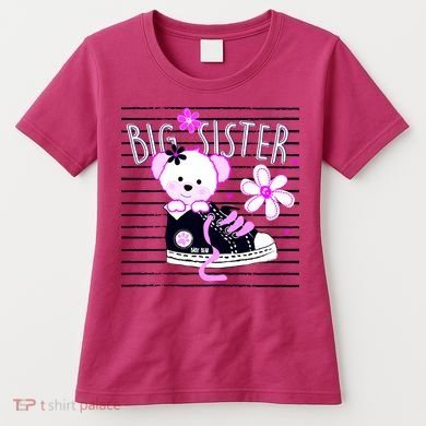Big Sister Teddy Bear Women's T-Shirt