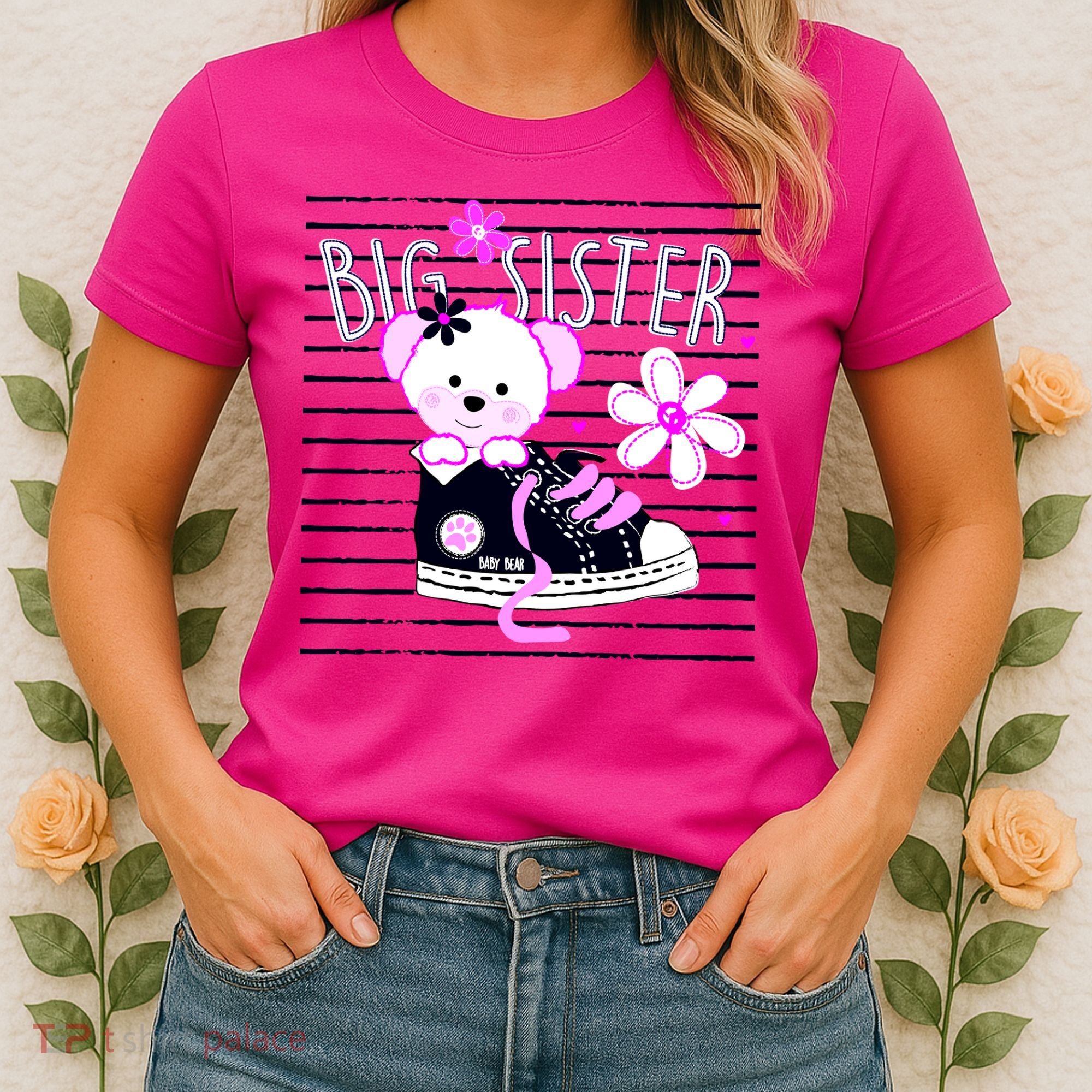 Big Sister Teddy Bear Women's T-Shirt