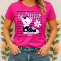 Big Sister Teddy Bear Women's T-Shirt thumb 2