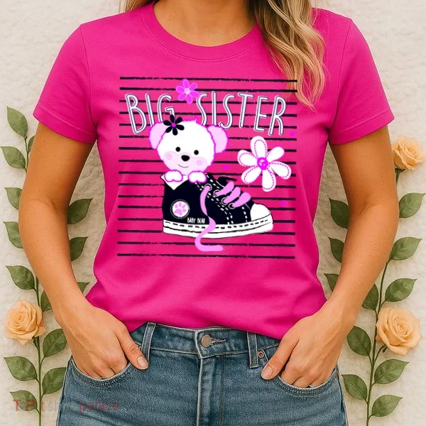 Big Sister Teddy Bear Women's T-Shirt