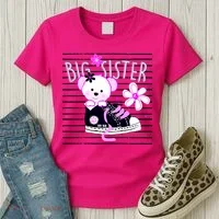 Big Sister Teddy Bear Women's T-Shirt thumb 3