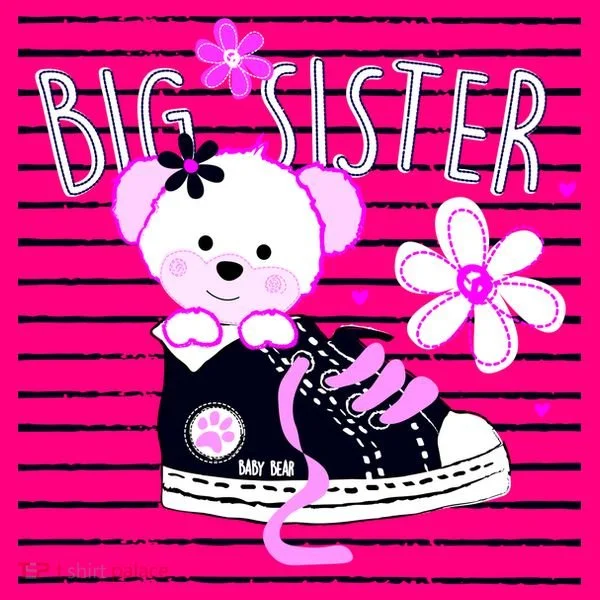 Big Sister Teddy Bear Women's T-Shirt