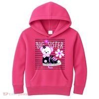 Big Sister Teddy Bear Kids Hoodie thumb 0