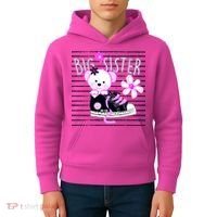 Big Sister Teddy Bear Kids Hoodie thumb 4