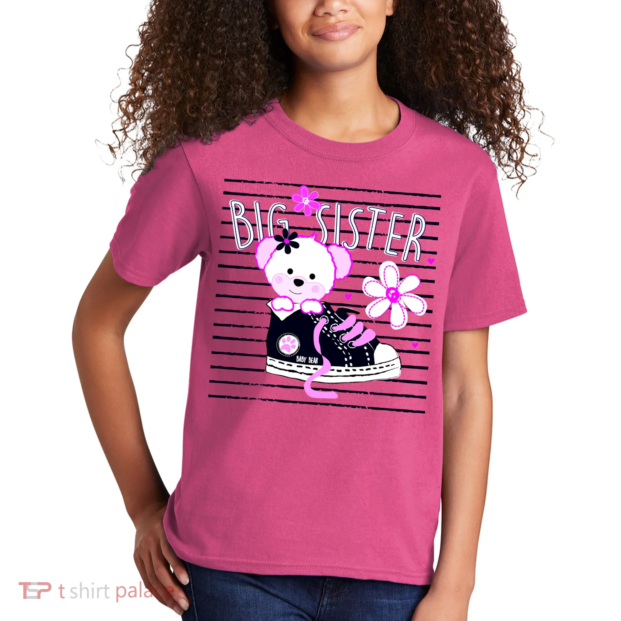 Big Sister Teddy Bear Kids T-Shirt