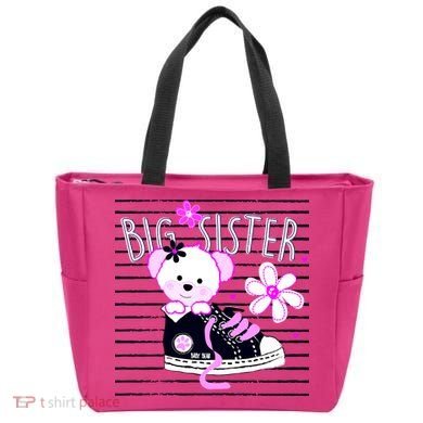 Big Sister Teddy Bear Tote Bag