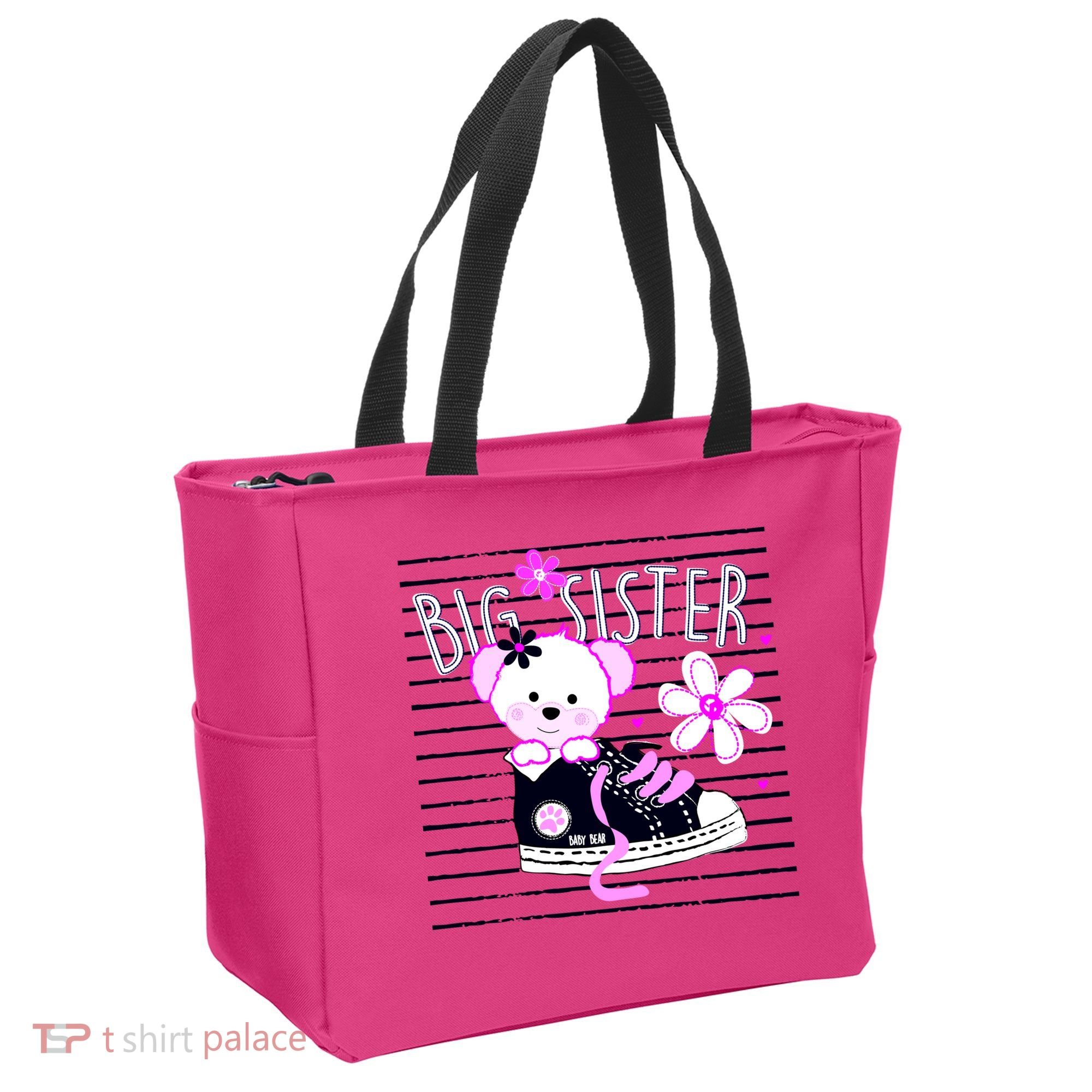Big Sister Teddy Bear Tote Bag