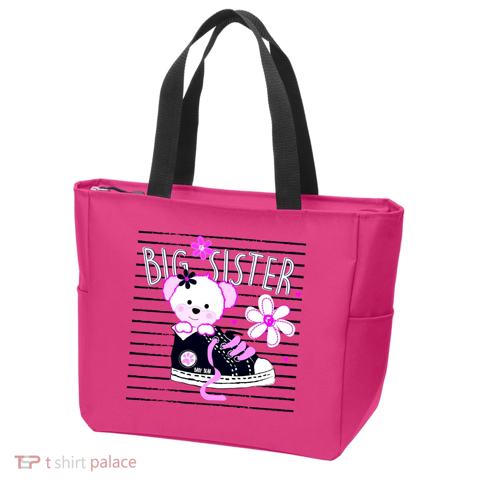 Big Sister Teddy Bear Tote Bag