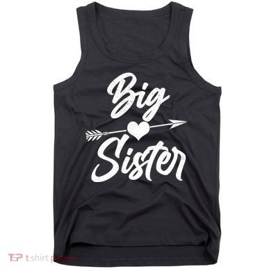 Big Sister Vintage Heart Arrow Tank Top