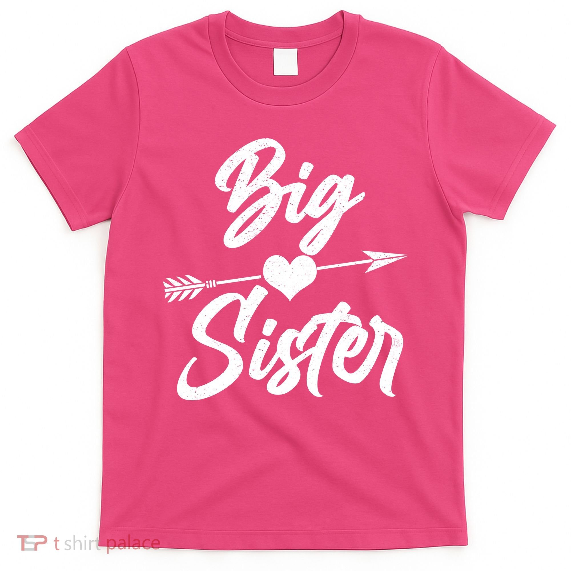 Big Sister Vintage Heart Arrow T-Shirt