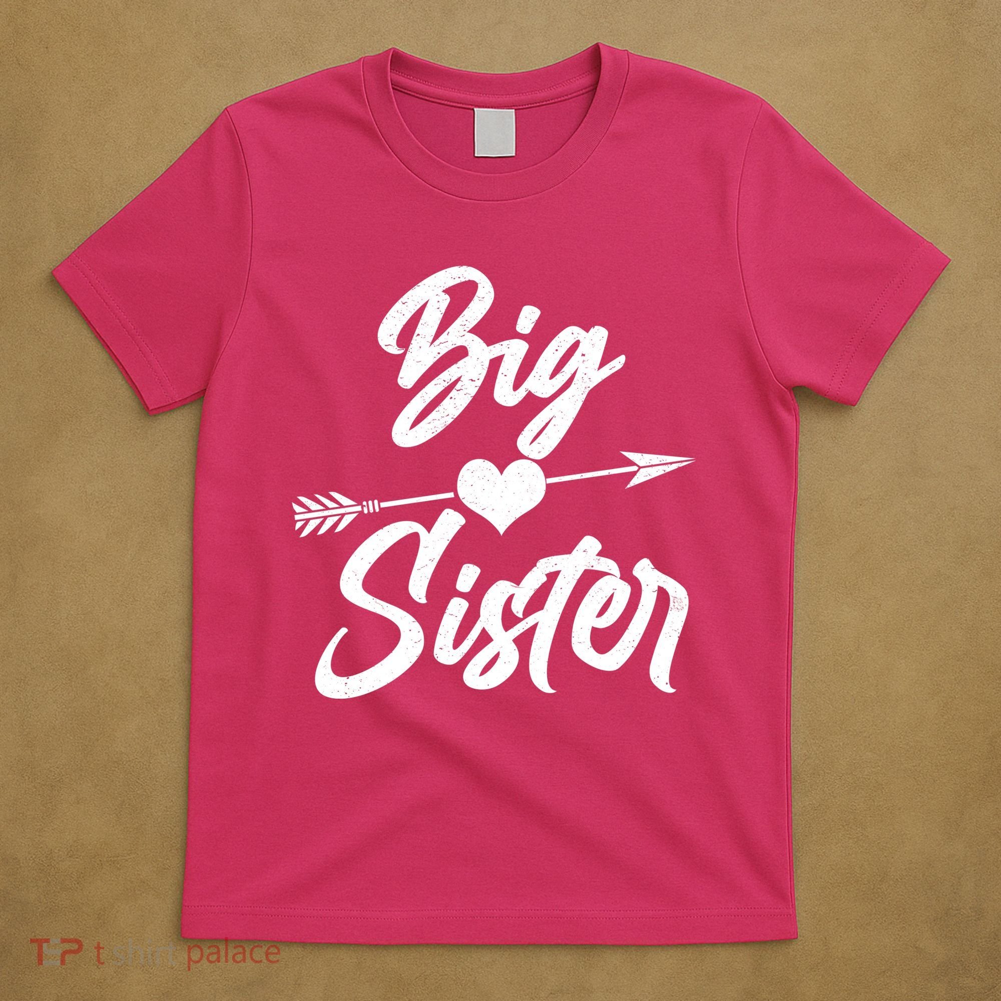 Big Sister Vintage Heart Arrow T-Shirt
