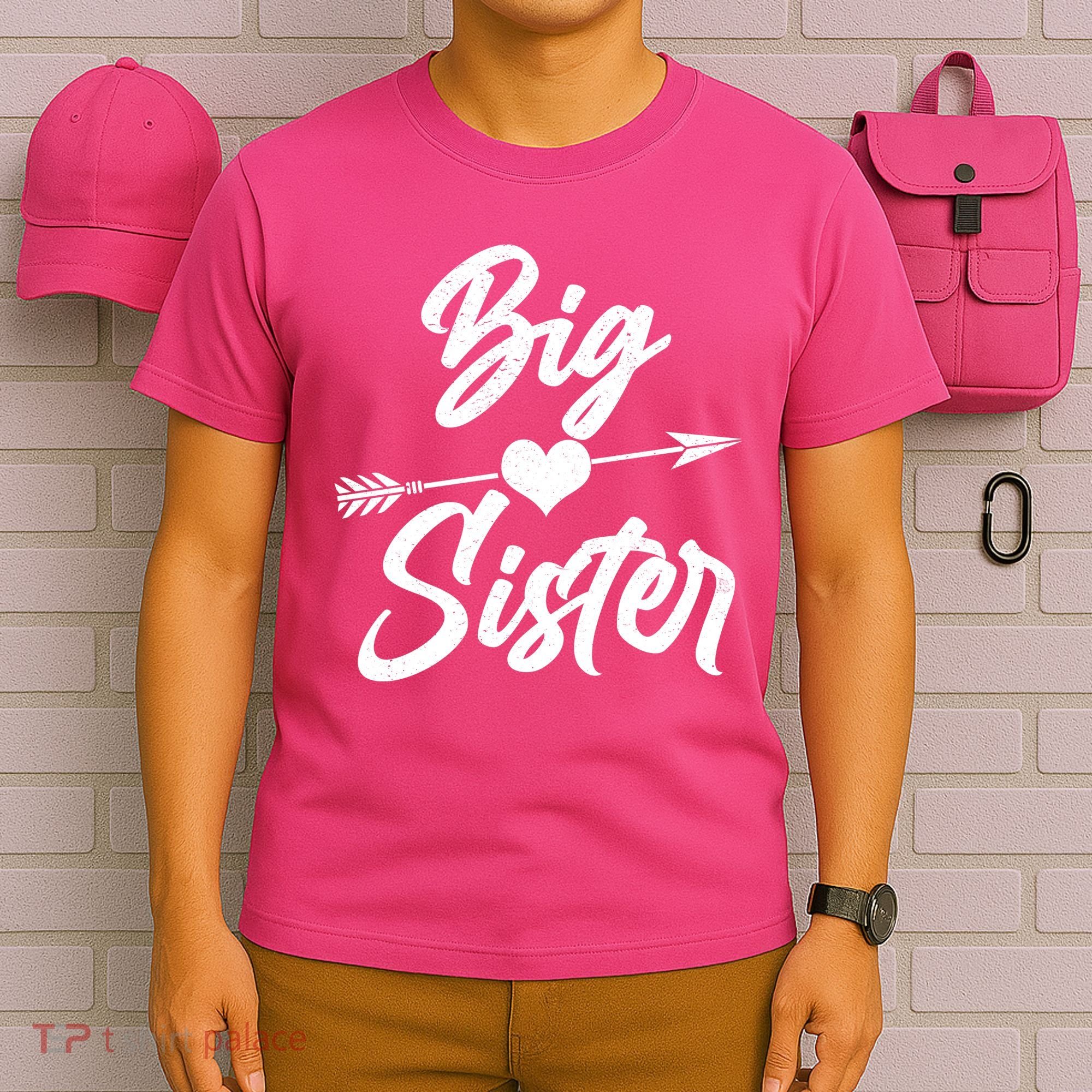 Big Sister Vintage Heart Arrow T-Shirt