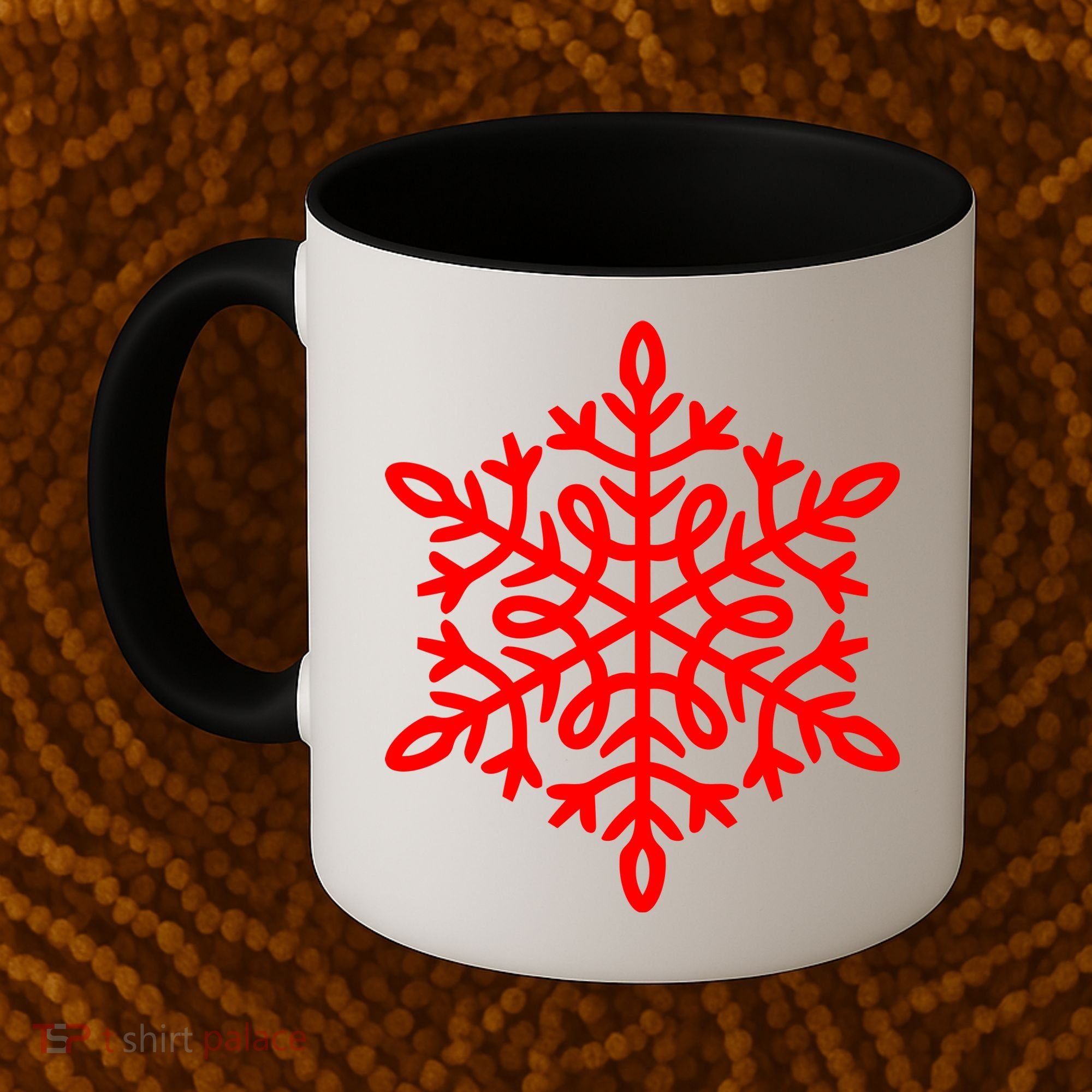 Big Snowflakes Christmas Coffee Mug
