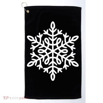 Big Snowflakes Christmas Golf Towel