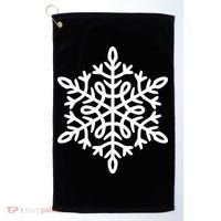 Big Snowflakes Christmas Golf Towel thumb 0