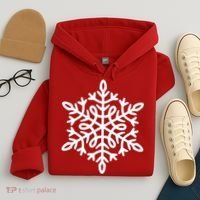 Big Snowflakes Christmas Hoodie thumb 4