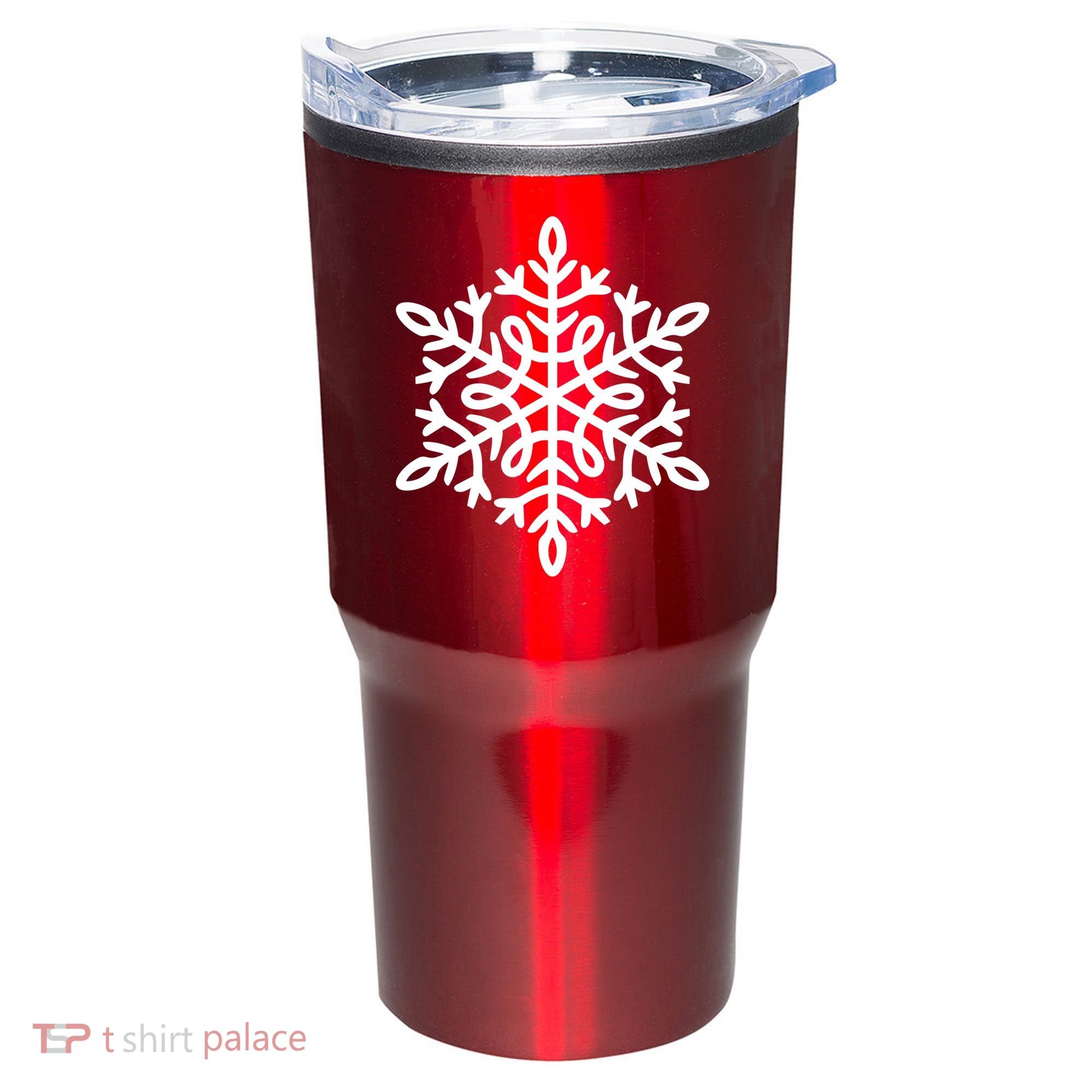 Big Snowflakes Christmas Tumbler