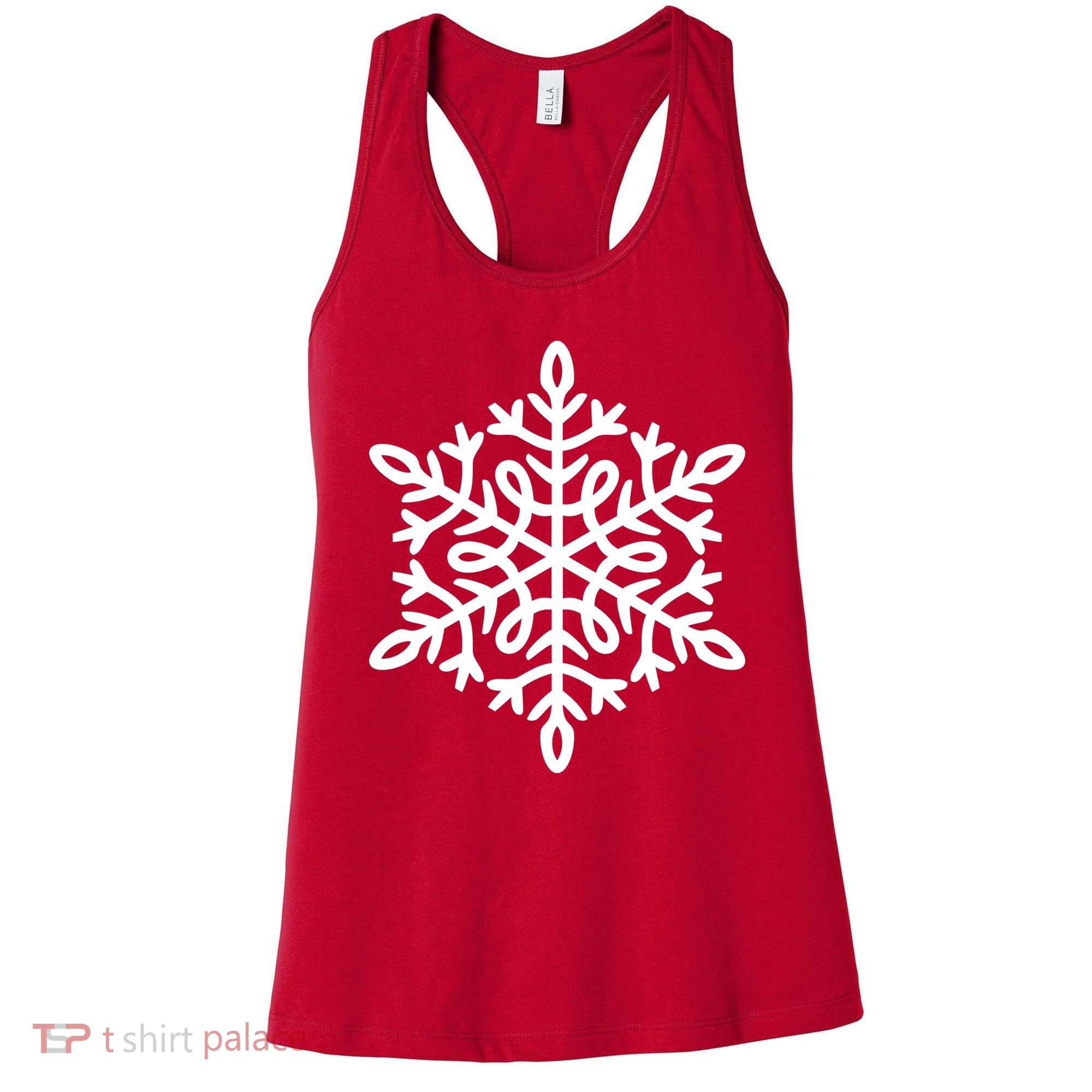 Big Snowflakes Christmas Women's Tank Top