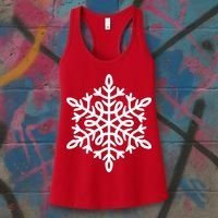 Big Snowflakes Christmas Women's Tank Top thumb 3