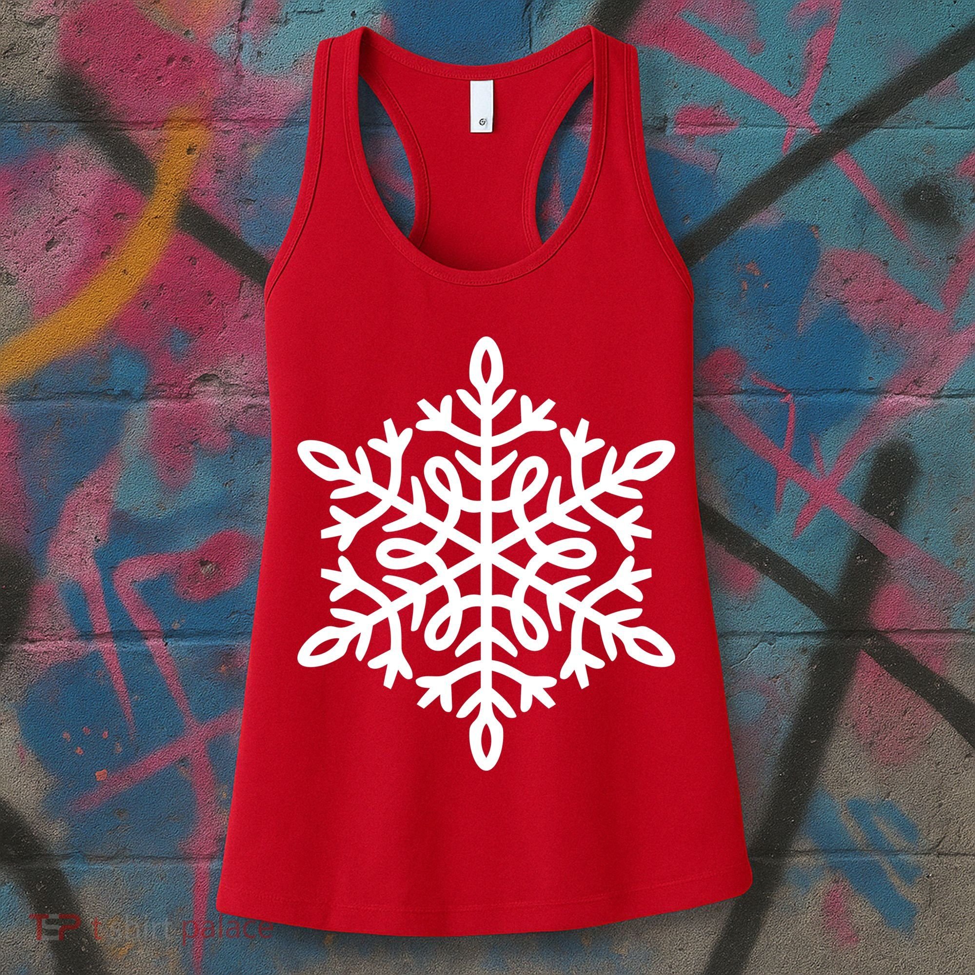 Big Snowflakes Christmas Women's Tank Top