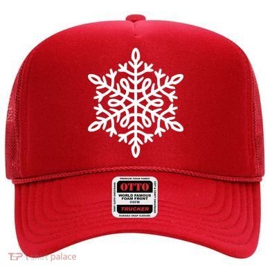 Big Snowflakes Christmas Hat