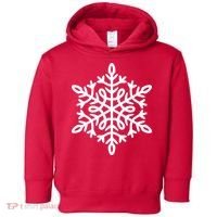 Big Snowflakes Christmas Toddler Hoodie thumb 0