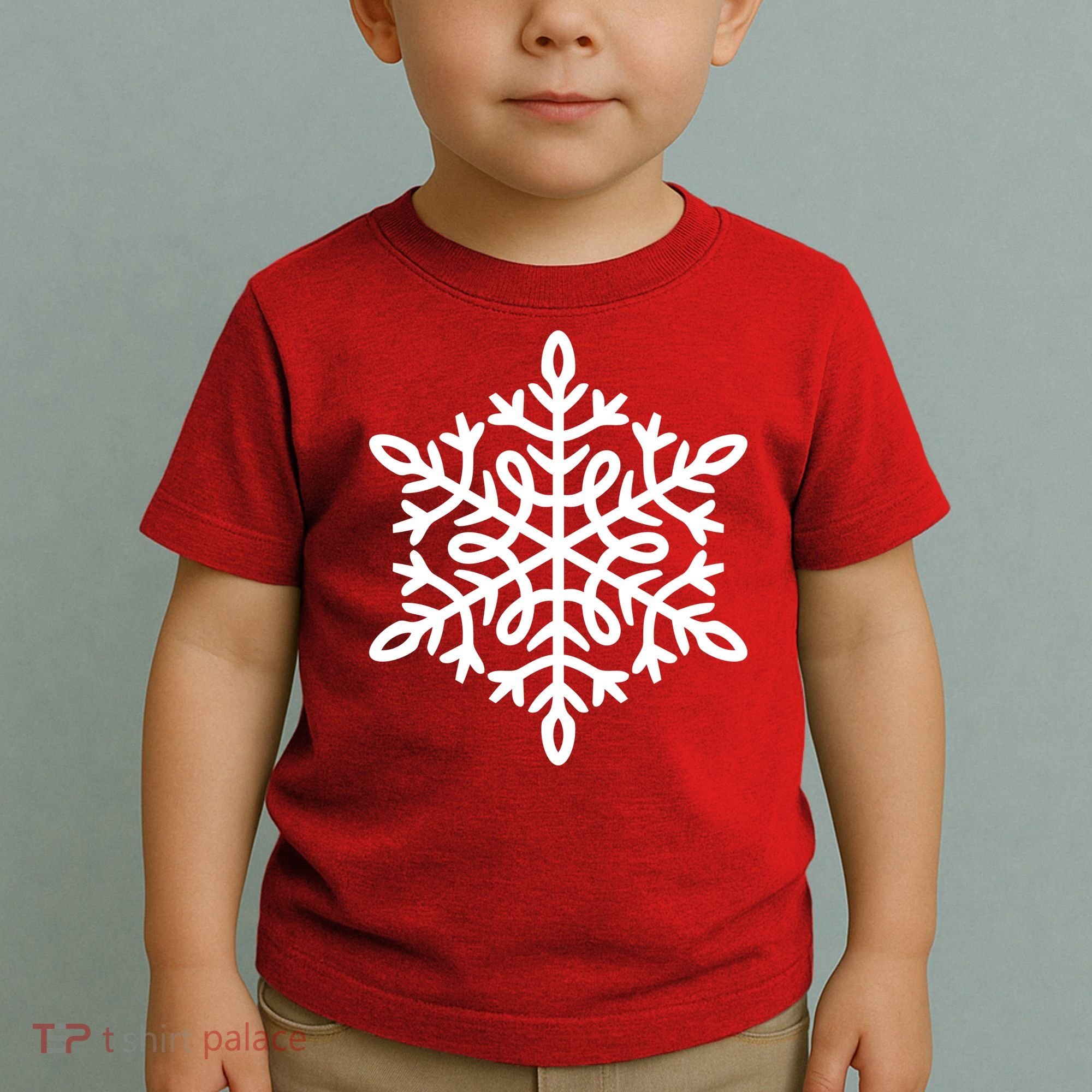 Big Snowflakes Christmas Toddler T-Shirt