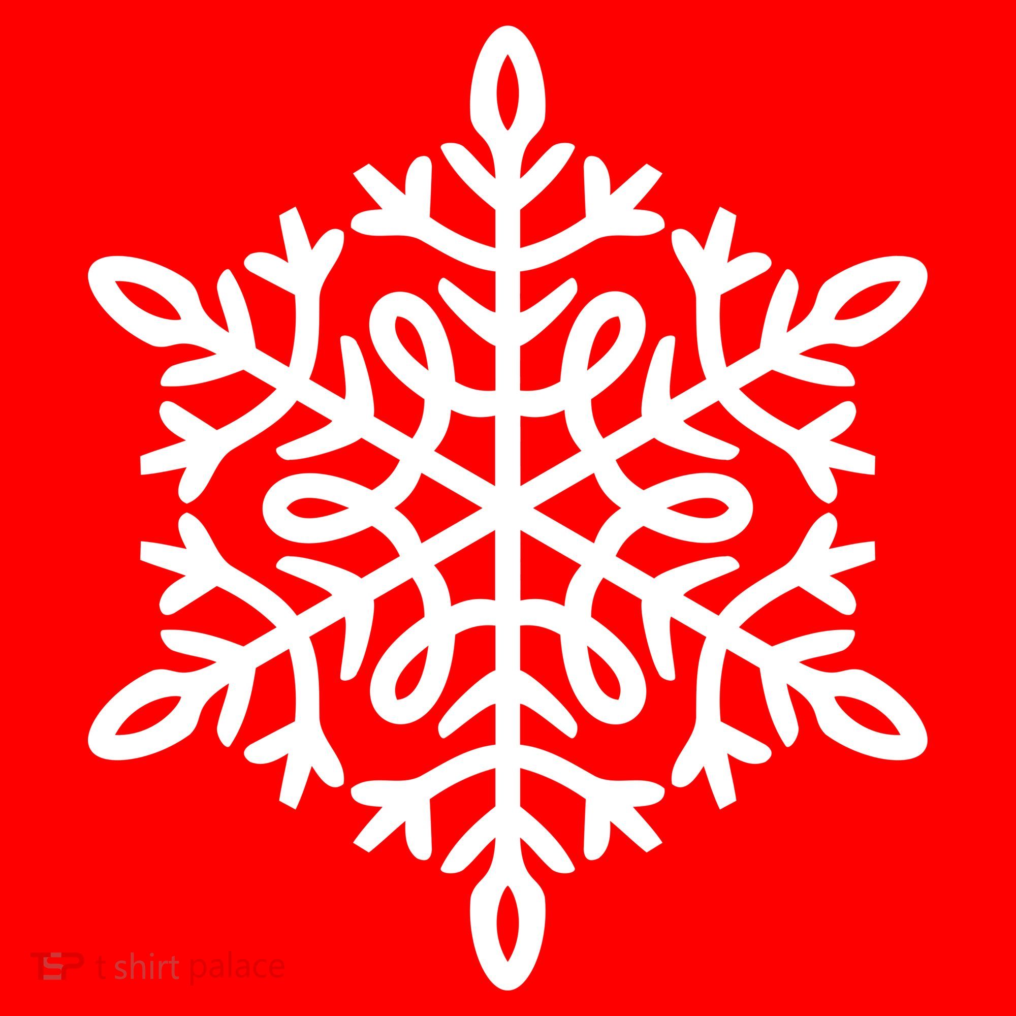 Big Snowflakes Christmas Toddler T-Shirt