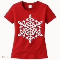 Big Snowflakes Christmas Women's T-Shirt thumb 0