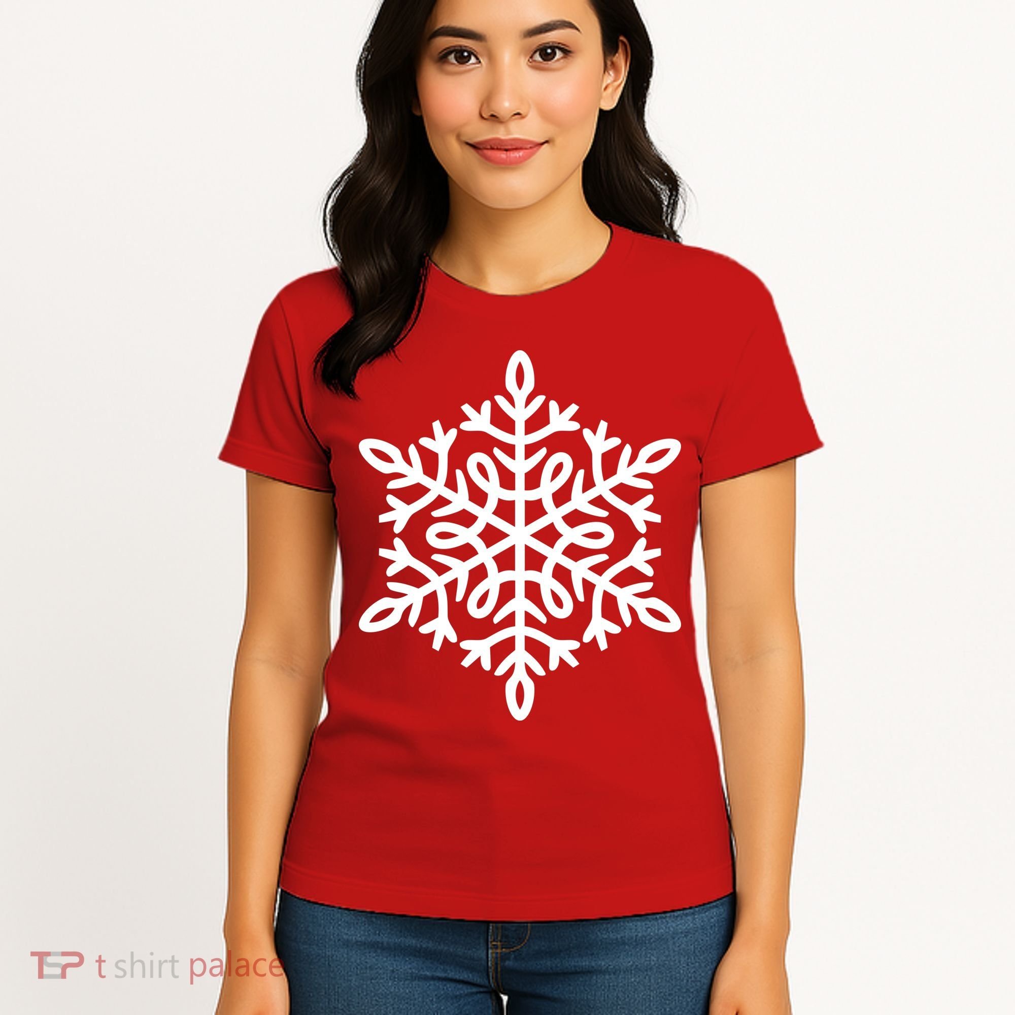 Big Snowflakes Christmas Women's T-Shirt