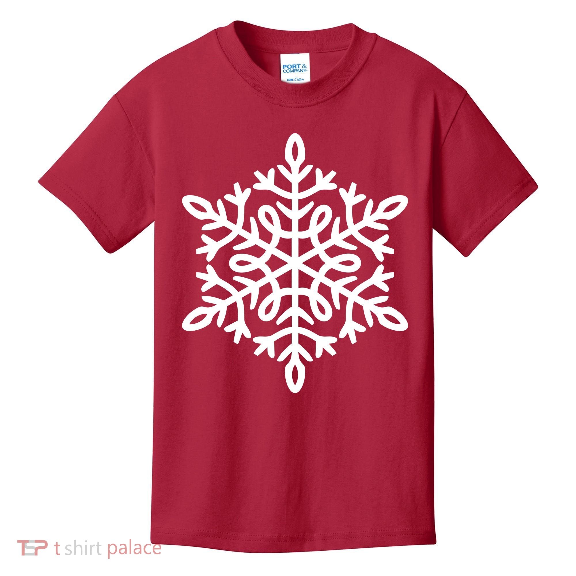 Big Snowflakes Christmas Kids T-Shirt