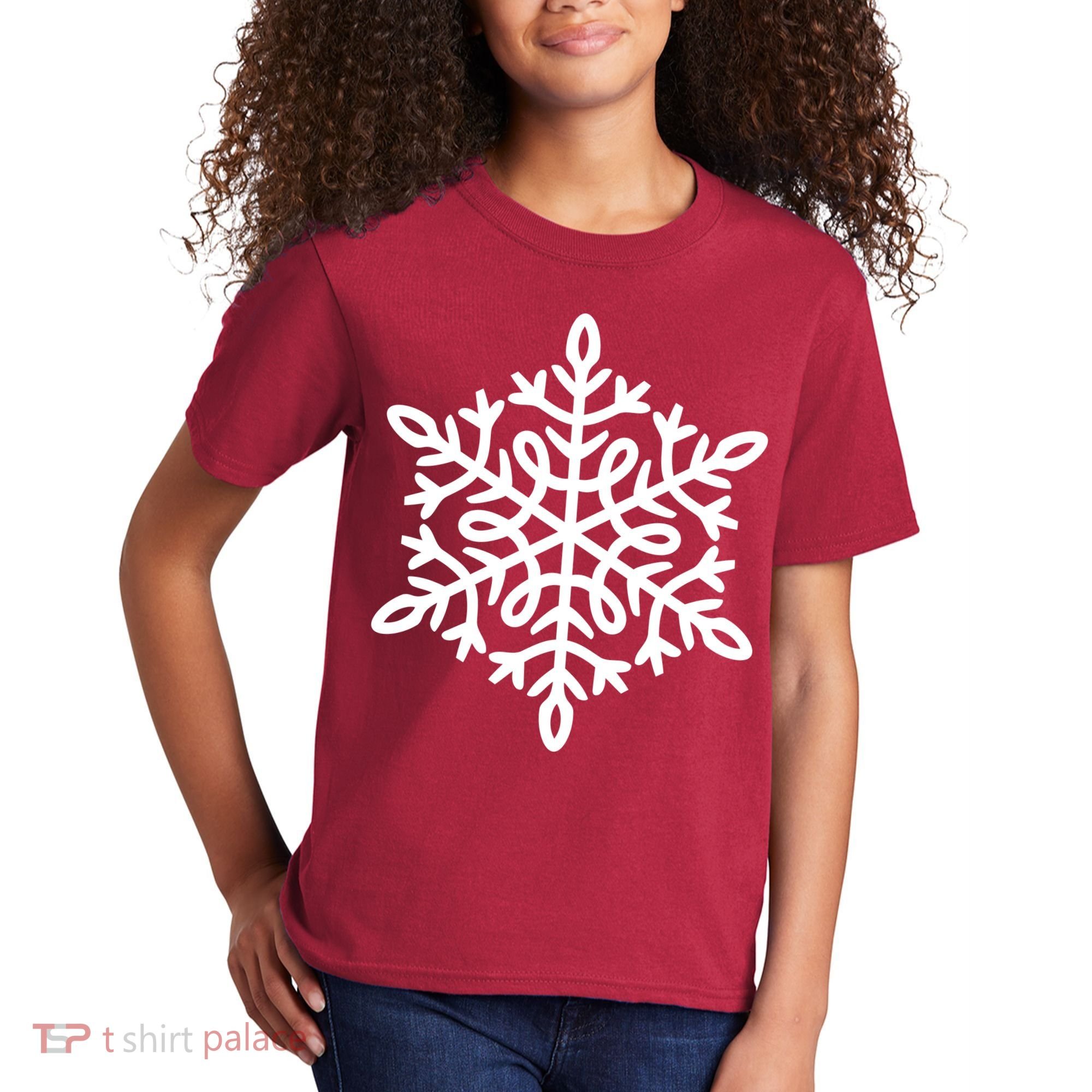 Big Snowflakes Christmas Kids T-Shirt