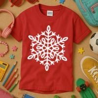 Big Snowflakes Christmas Kids T-Shirt thumb 3